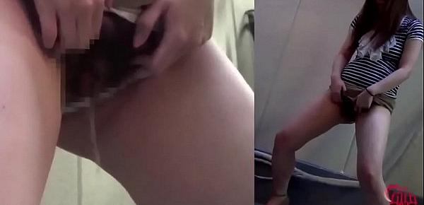 Japanese Chubby Pissing in Public
